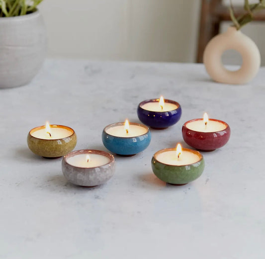 scented ceramic tea lights